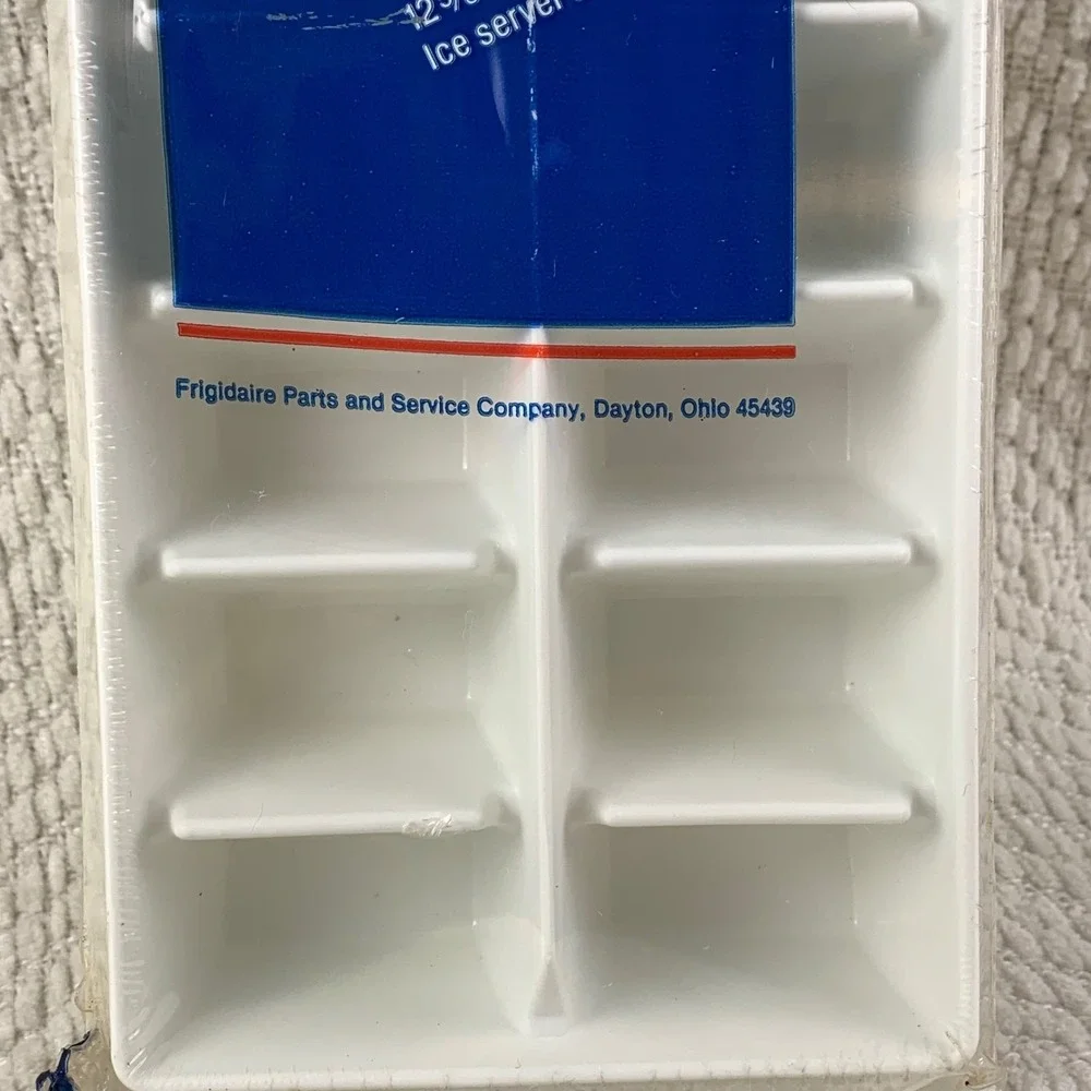 Frigidaire Flex Quik Ice‎ Cube Tray 16 Large Pop Out Cubes Dishwasher Safe NOS